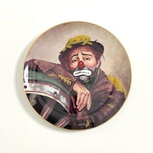 Jon Helland Emmett Kelly Signed & Numbered 1981 First Edition Collectible Plate